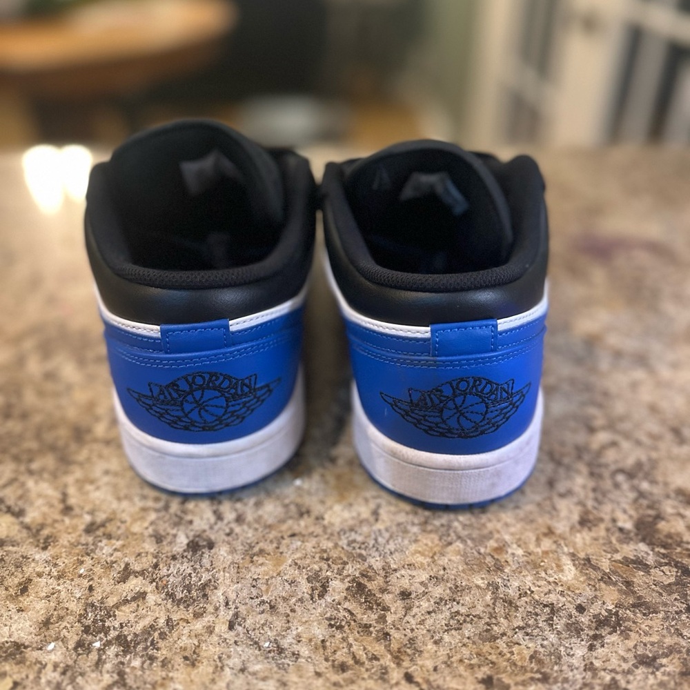 Jordan Sneakers - Black and Blue - Picture 3 of 4
